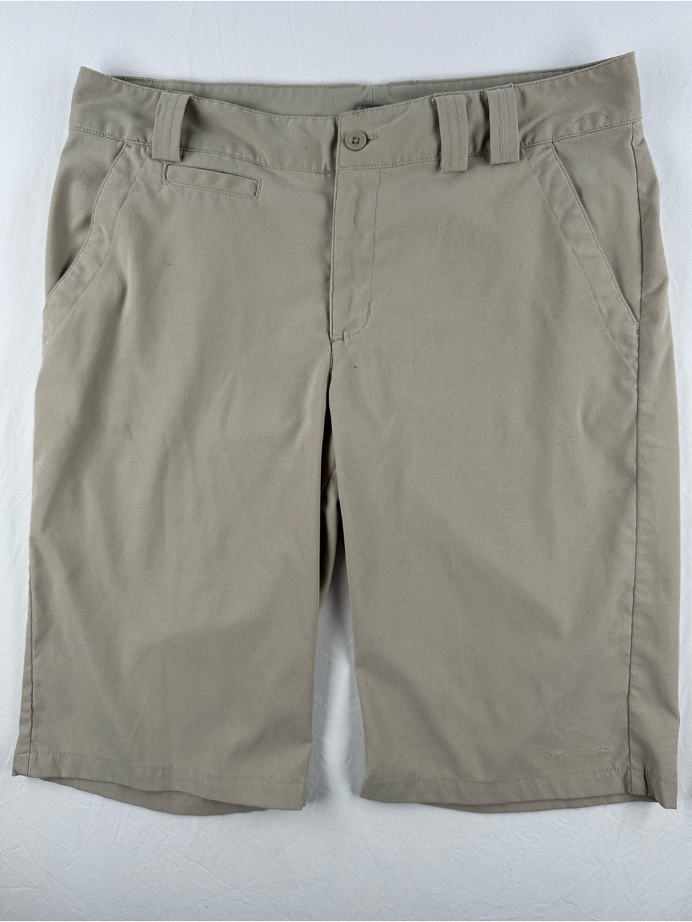 Columbia Omni-Shield Titanium High Rise Women's Tan Shorts with 5 Pockets